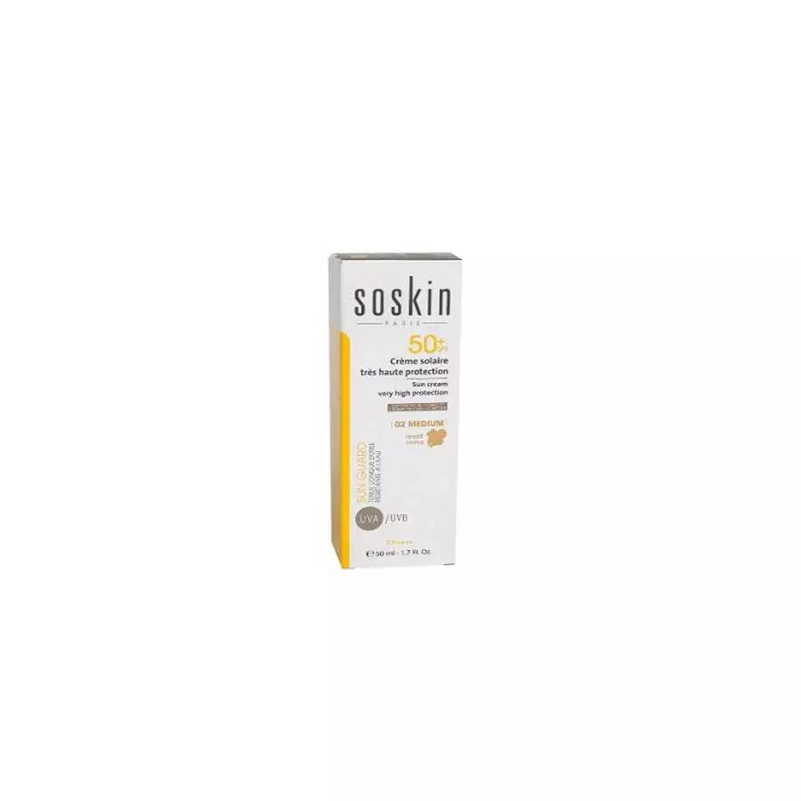 Soskin Sunblock Tinted Cream Medium Spf50+ (50ML)